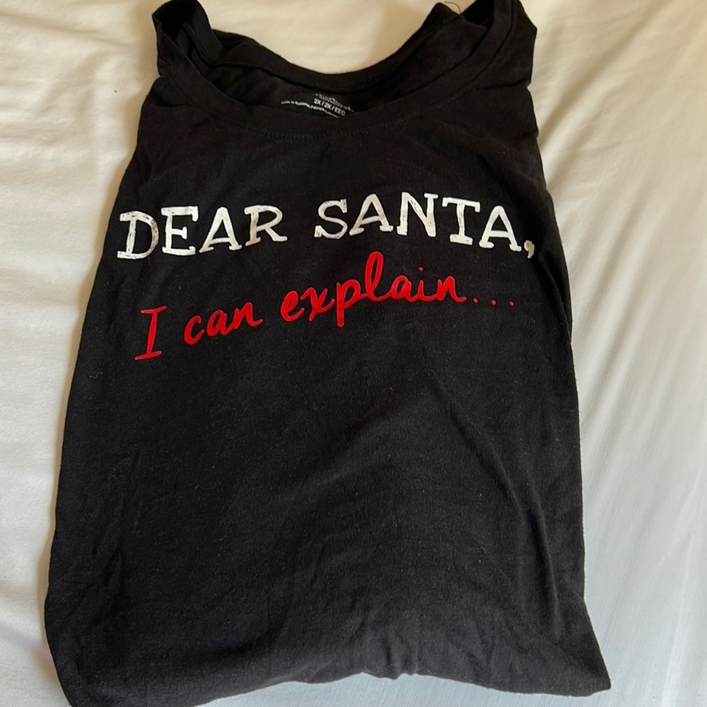 Long sleeve Christmas maternity shirt